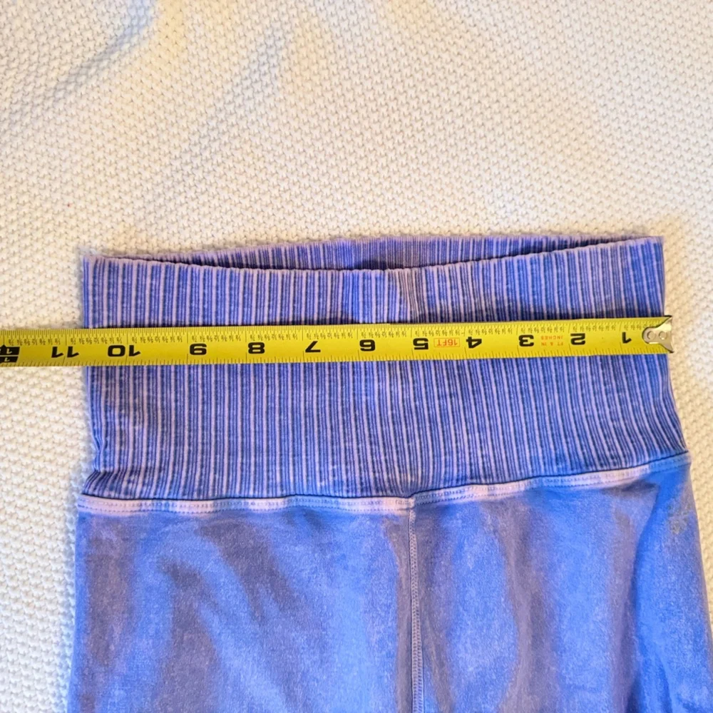 FP FREE PEOPLE MOVEMENT Good Karma Blue Pink High Waisted Leggings